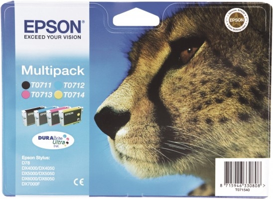 Epson Multipack 4-colours T0715 DURABrite Ultra Ink – image 1