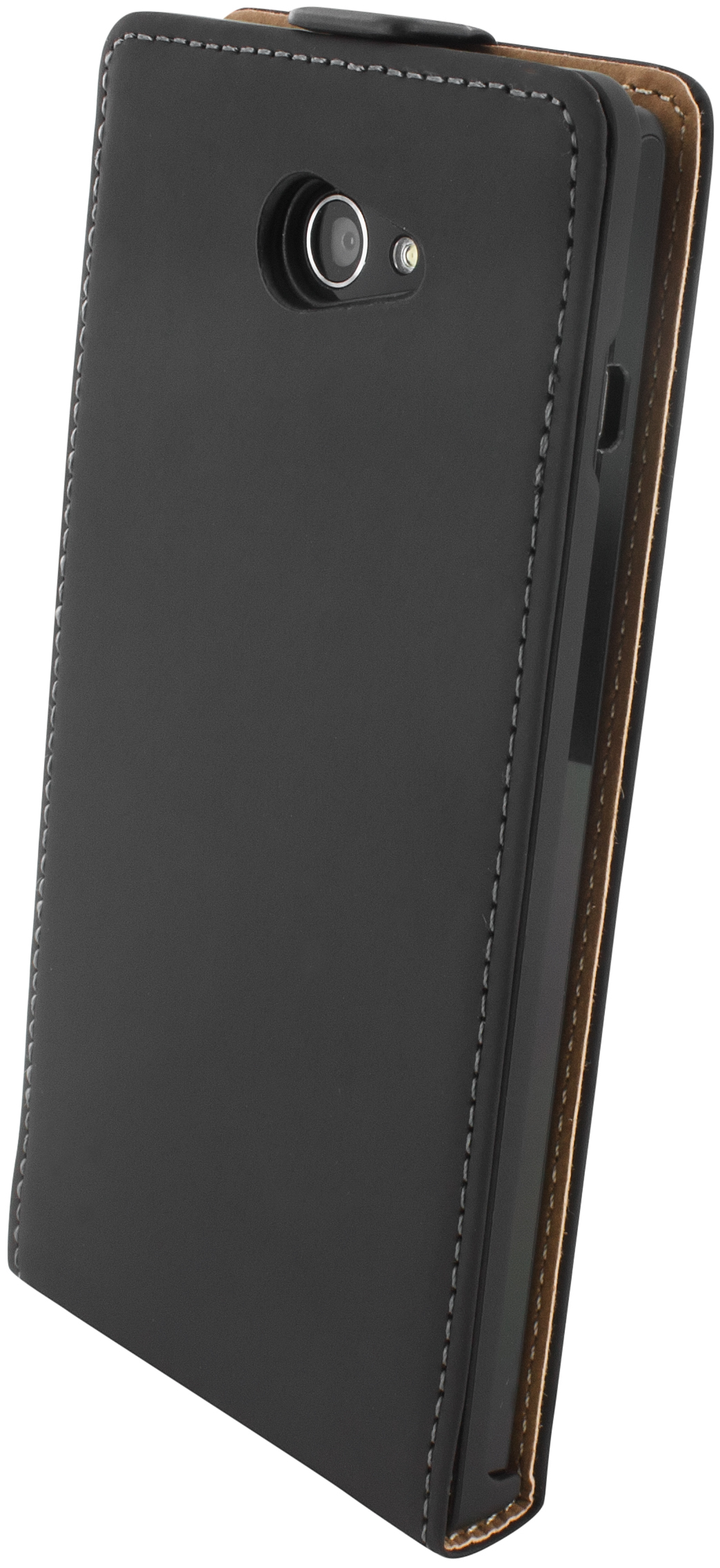 Mobiparts Premium Flip Case Sony Xperia M2, Xperia M2 Aqua Black – image 3