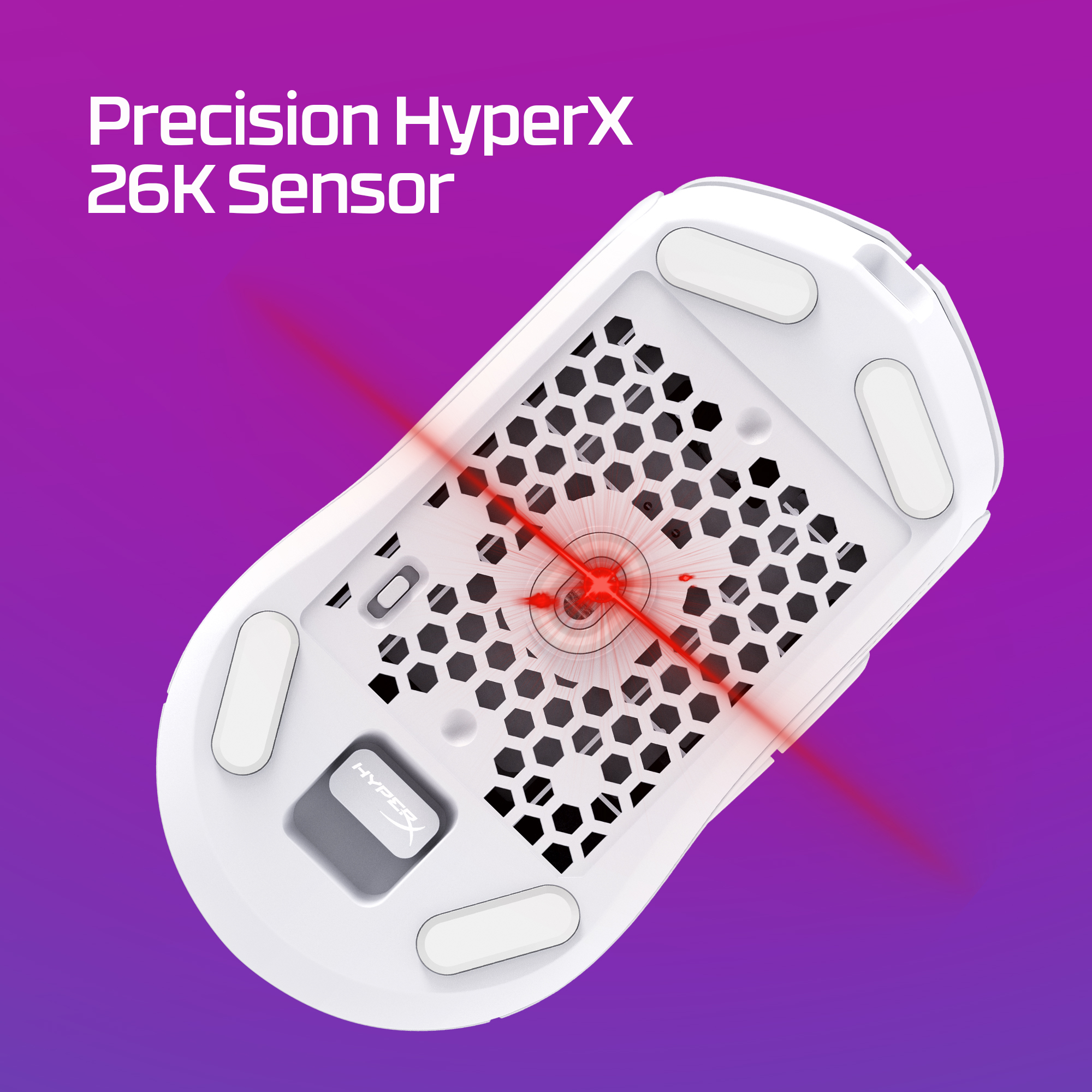 HyperX Pulsefire Haste 2 Wireless White Gaming Mouse – image 2