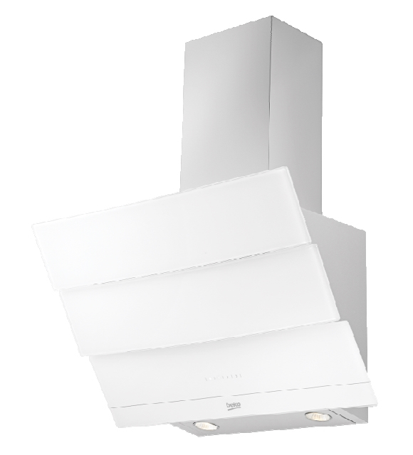 Beko HCA62640W cooker hood Wall-mounted White 537 m³/h