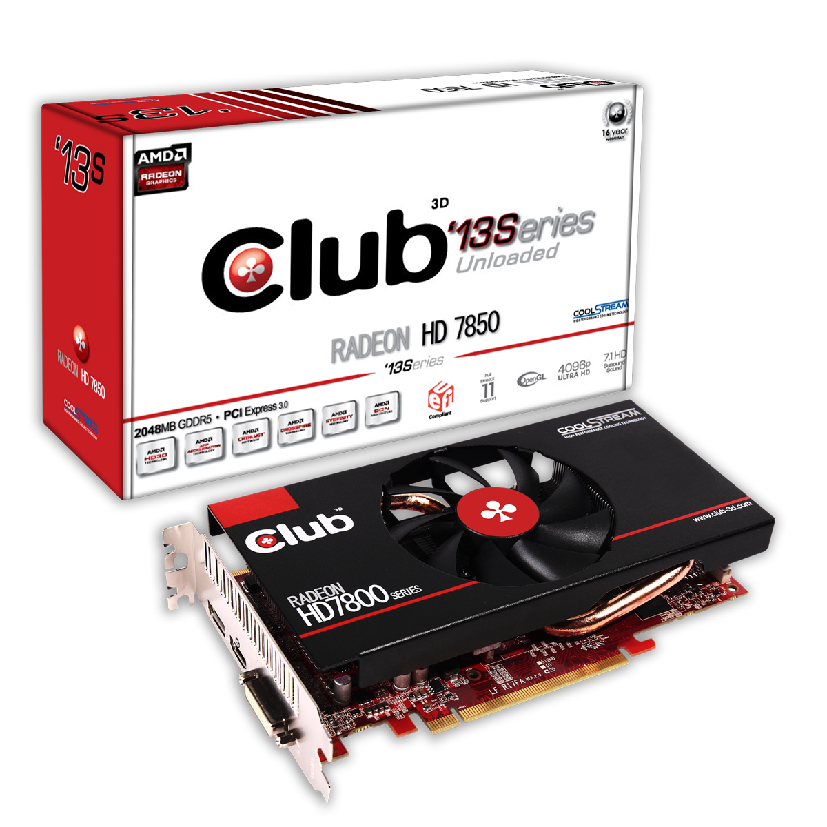 CLUB3D Radeon HD 7850 '13Series 2GB – image 1