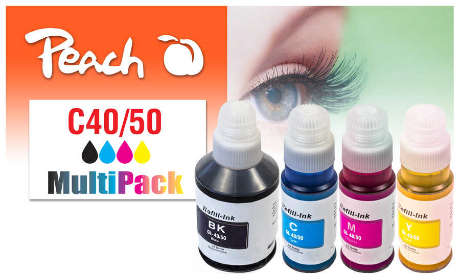 Peach 321340 ink cartridge 4 pc(s) Compatible Standard Yield Black, Cyan, Magenta, Yellow