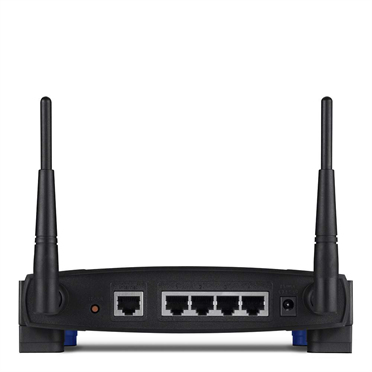 Linksys WRT54GL wireless router Fast Ethernet Black, Blue – image 2