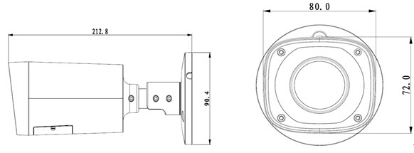 Dahua Technology HFW2200R-VF security camera Bullet IP security camera Indoor & outdoor – image 2