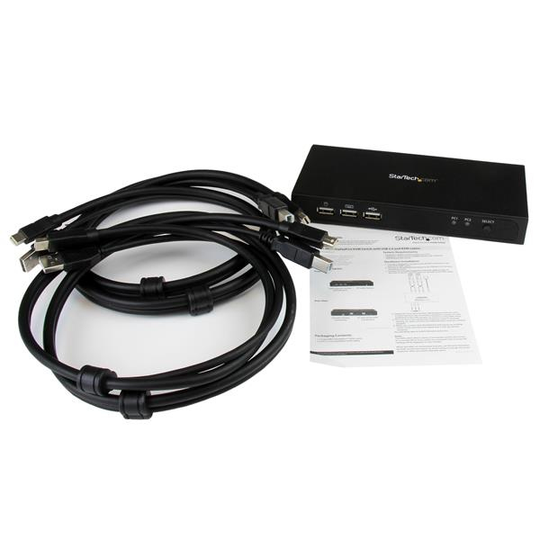 StarTech.com 2-port Mini DisplayPort KVM switch - USB 2.0 - 4K at – image 4