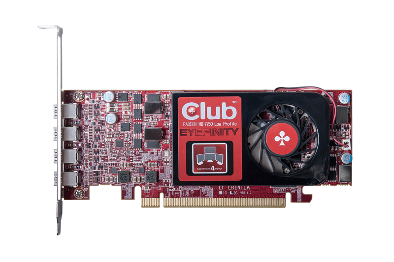 CLUB3D Radeon HD 7750 Eyefinity 4 2GB – image 4
