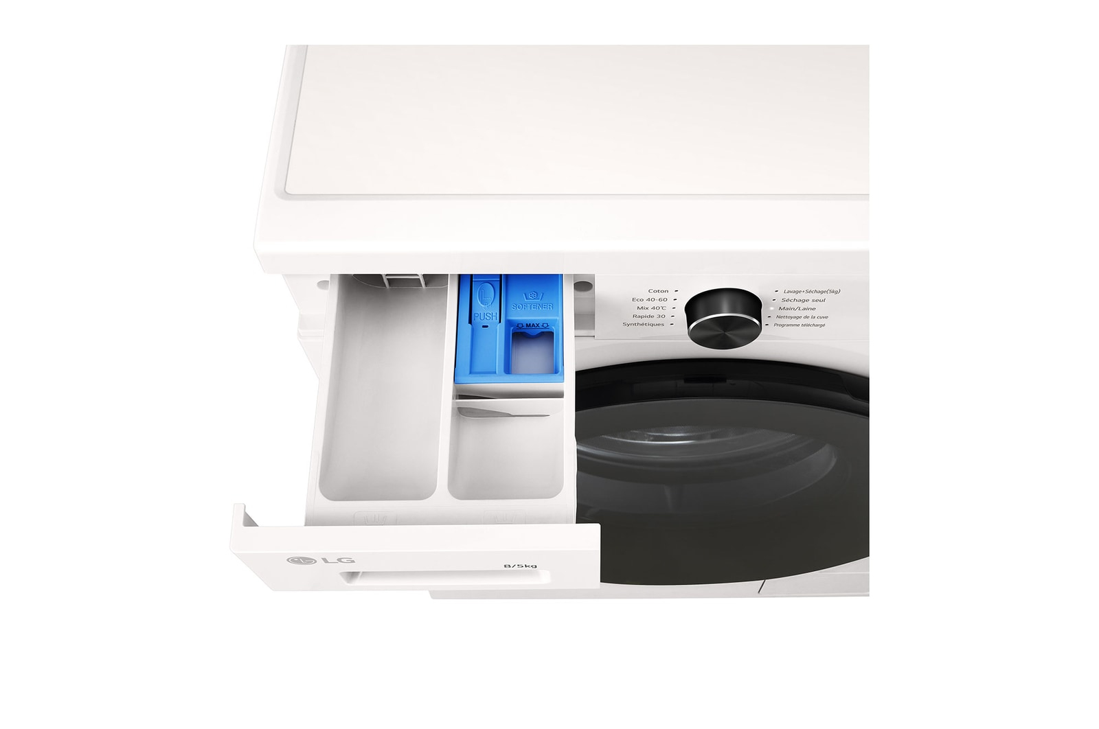 LG F854B16WHS washer dryer Freestanding Front-load White – image 7