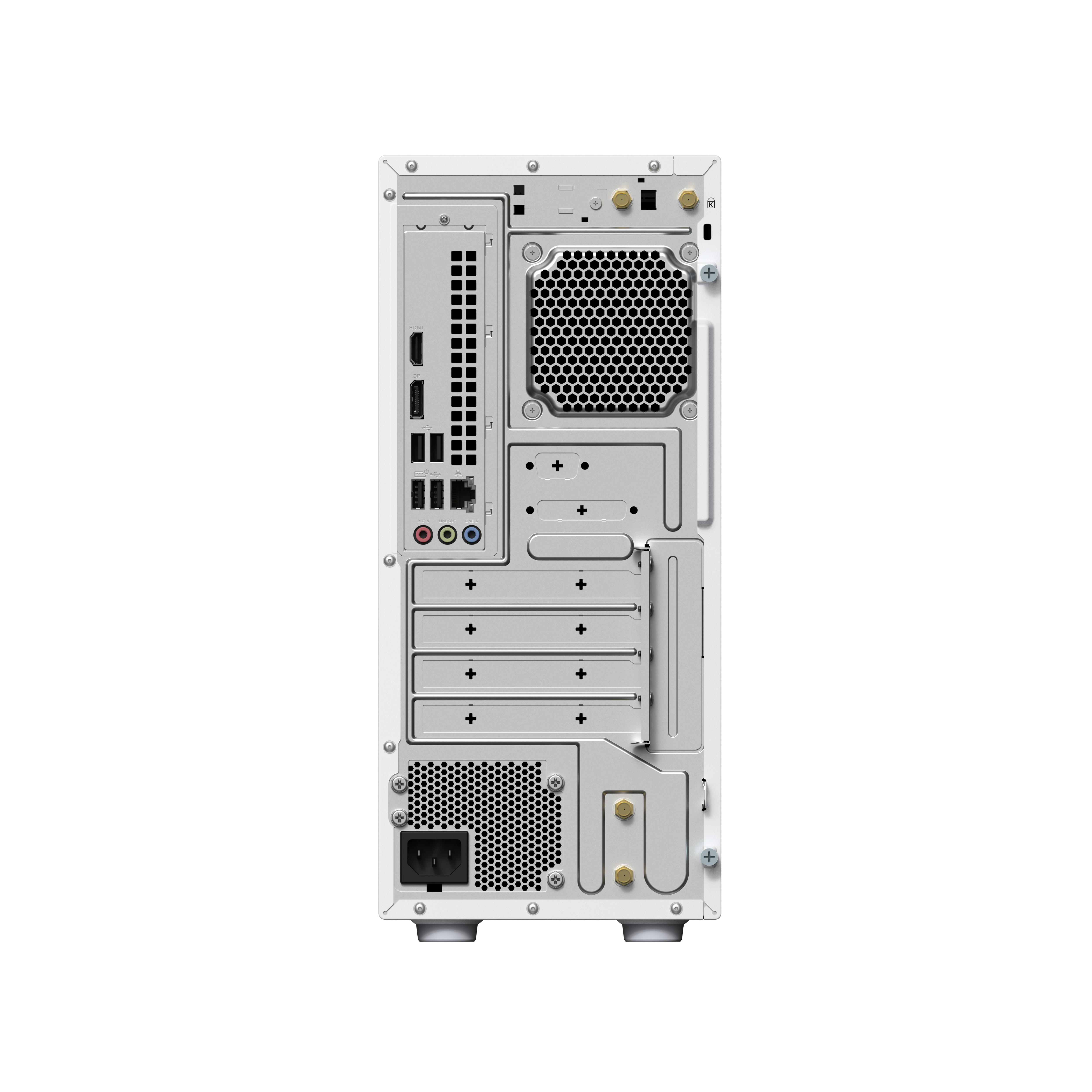 PC sobremesa - ASUS V500MV-13620H034W, Intel® Core™ i7-13620H, 16GB RAM, 1TB SSD, UHD Graphics, Windows 11 Home, Blanco - imagen 3