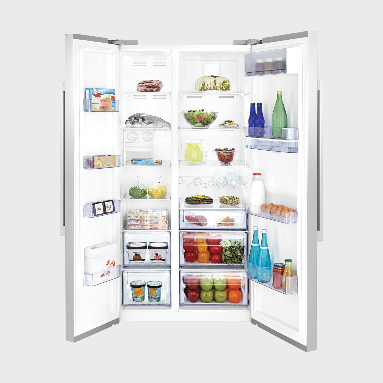 Beko GN163220S side-by-side refrigerator Freestanding – image 3