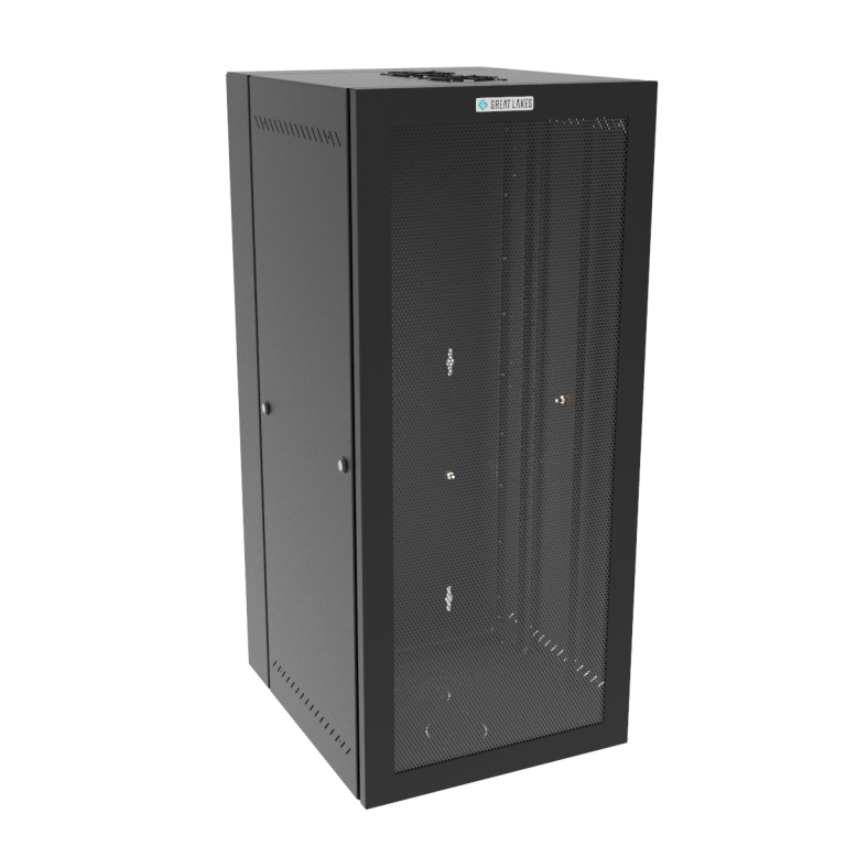 Vertiv GL48WMM-B-AF rack cabinet 25U Wall mounted rack Black – image 1