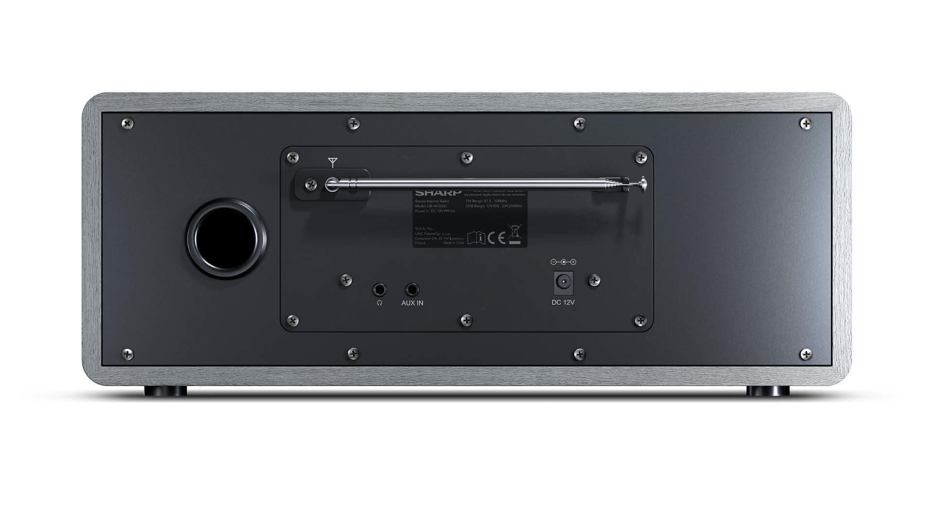 Sharp DR-I470(GR) radio Portable Digital Grey – image 4