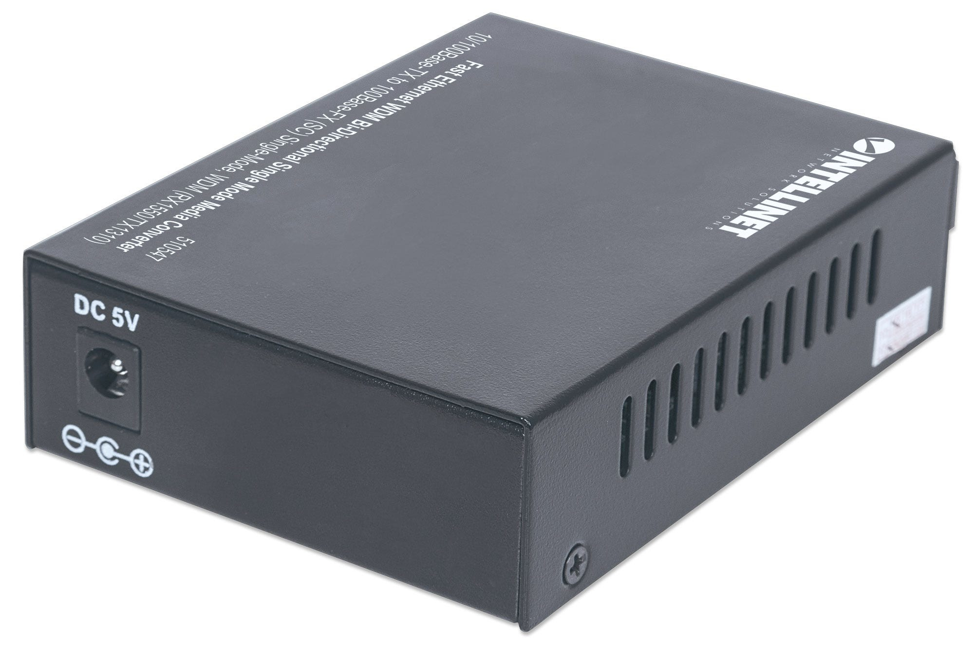 Intellinet Fast Ethernet WDM Bi-Directional Single Mode Media Converter, 10/100Base-Tx to 100Base-Fx (SC) Single-Mode, 20 km (12.4 mi.), WDM (Rx1550/Tx1310) – image 4