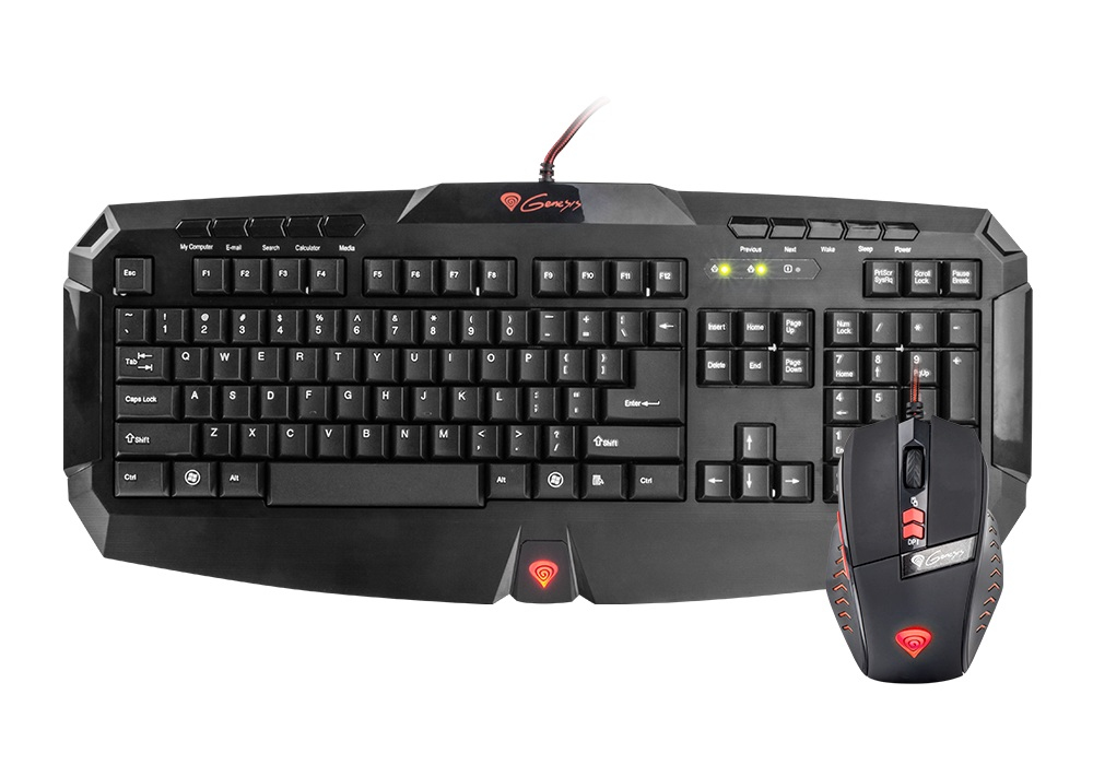 GENESIS CX33 keyboard Mouse included Gaming USB Black – image 1