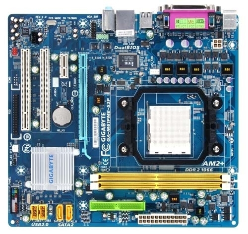 GIGABYTE GA-M61PME-S2P motherboard Socket AM2 micro ATX – image 1