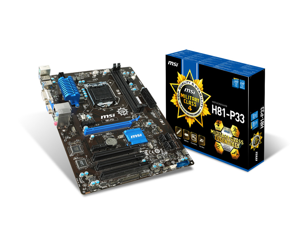 MSI H81-P33 Intel® H81 LGA 1150 (Socket H3) ATX – image 2