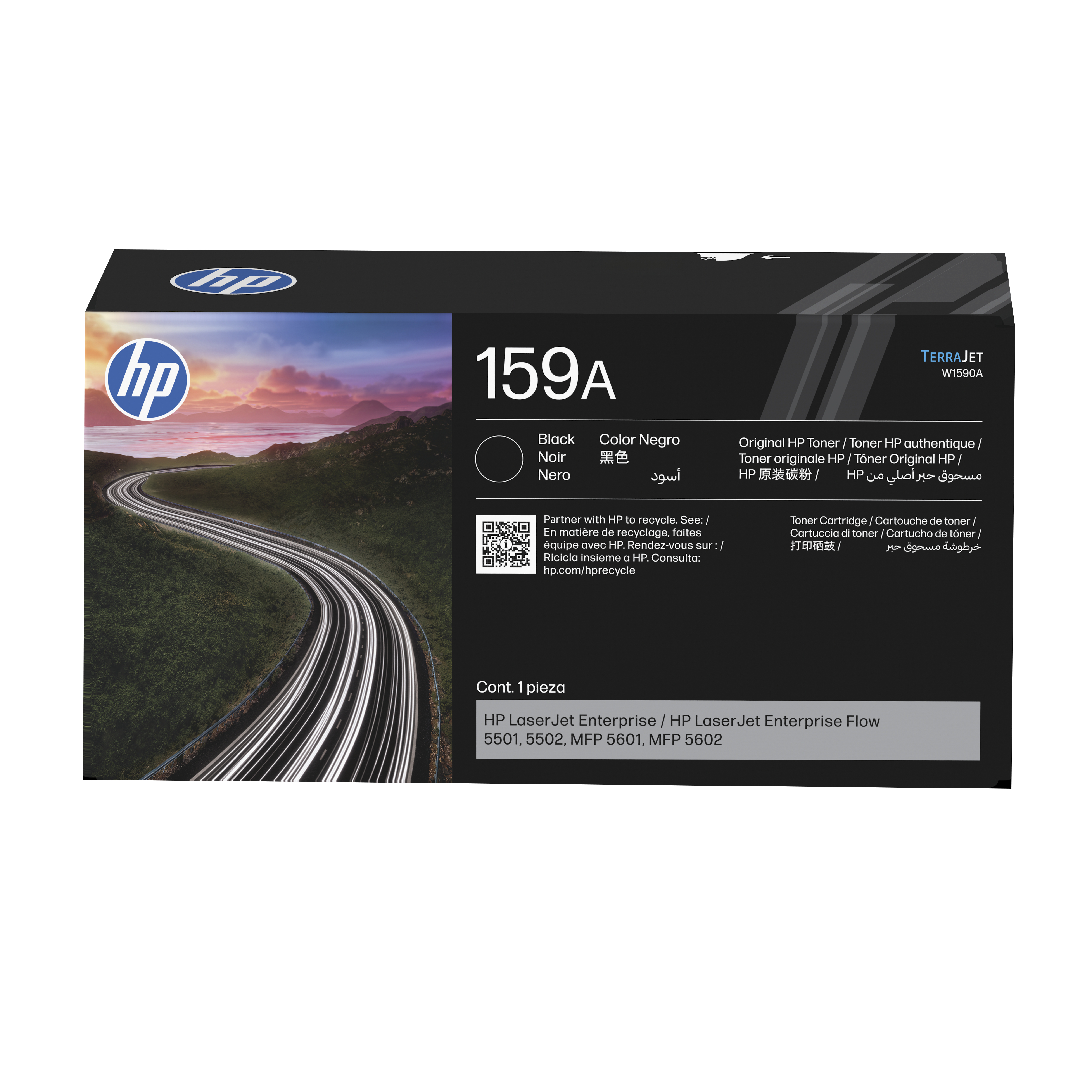 HP Cartuccia toner nero originale LaserJet 159A, 5000 …