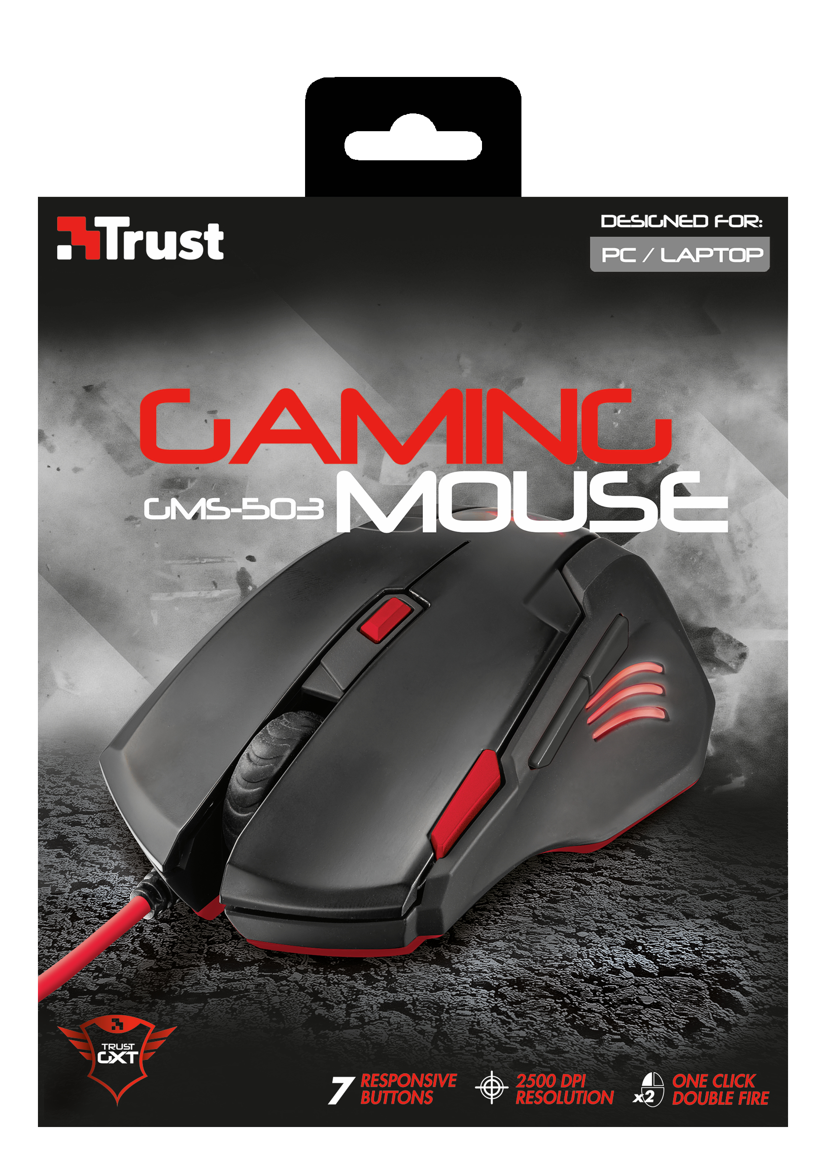 Trust GMS-503 mouse Gaming Right-hand USB Type-A Optical 2500 DPI – image 5
