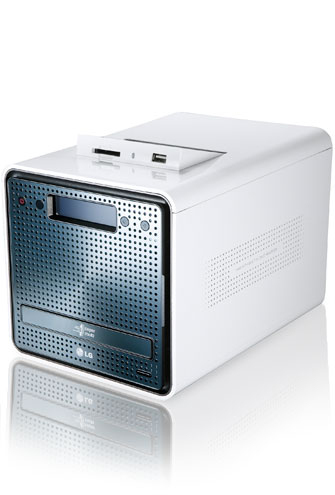 LG N2R1D NAS/storage server Black, White – image 1
