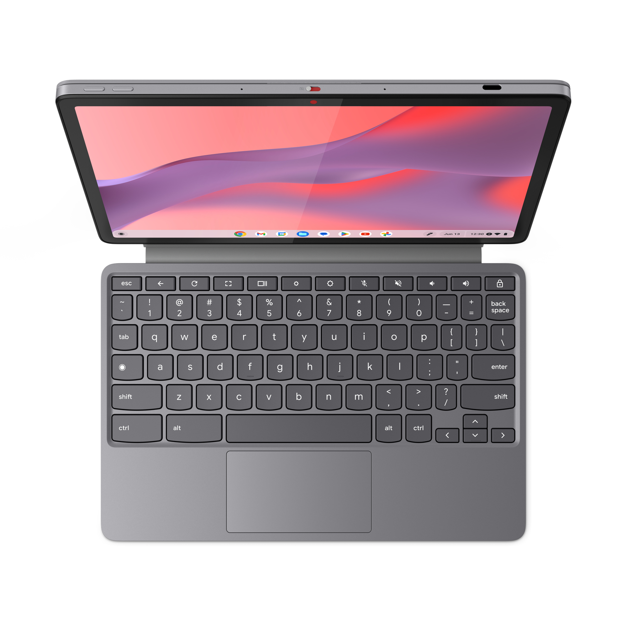 LENOVO - Chromebook convertible 2 en 1 Lenovo Duet 11M889, MTK Kompanio 838, 8GB, 128GB eMMC, 10,95', ChromeOS + 3 Meses Google AI Pro con Gemini Pro y 5TB. - imagen 8