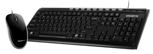 GIGABYTE GK-KM6150 keyboard Mouse included USB QWERTY Black