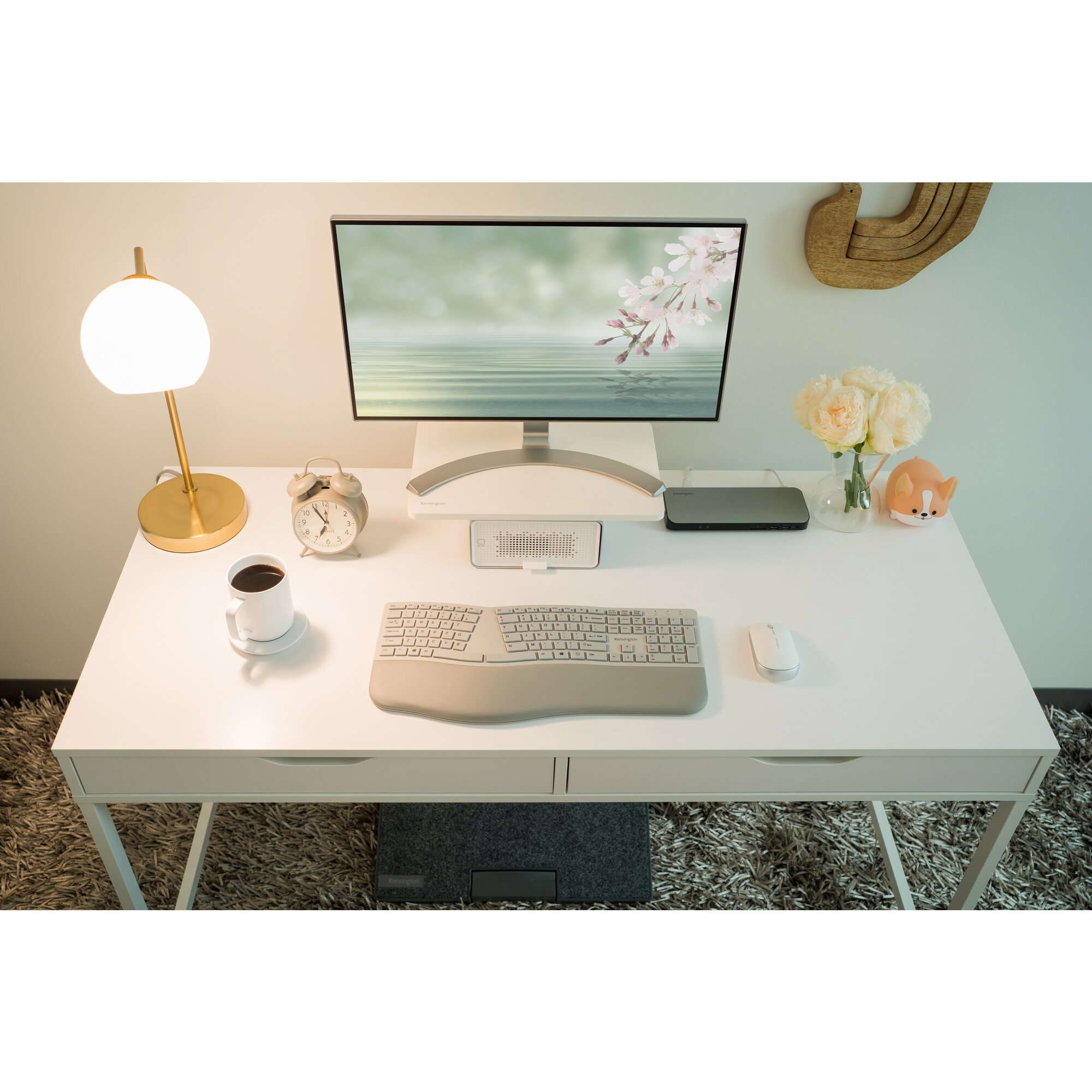 صورة Kensington K55462WW جهاز تنقية الهواء فلتر HEPA 11 أبيض