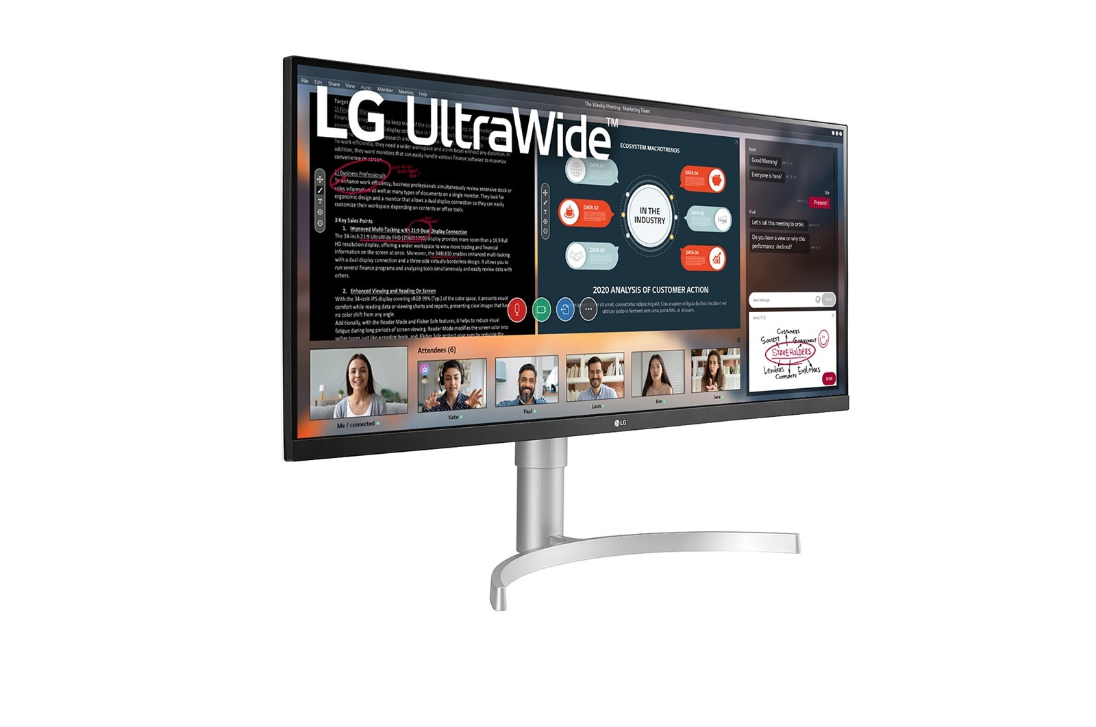 LG 34WN650 computer monitor – image 4