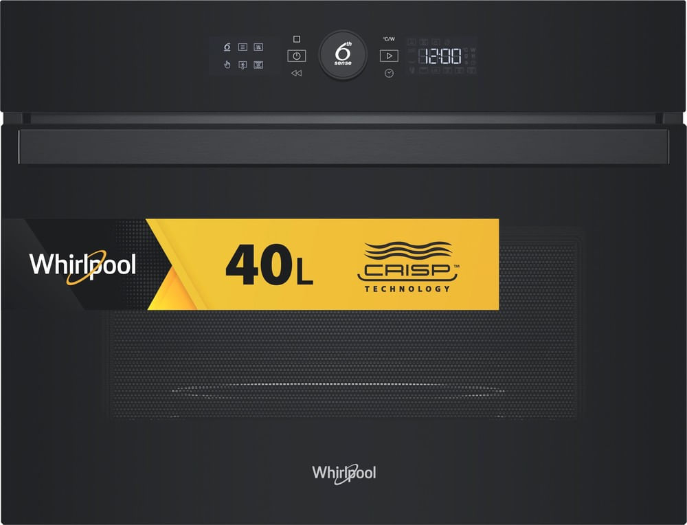 Whirlpool WMW47HMBF Black Combination microwave Built-in