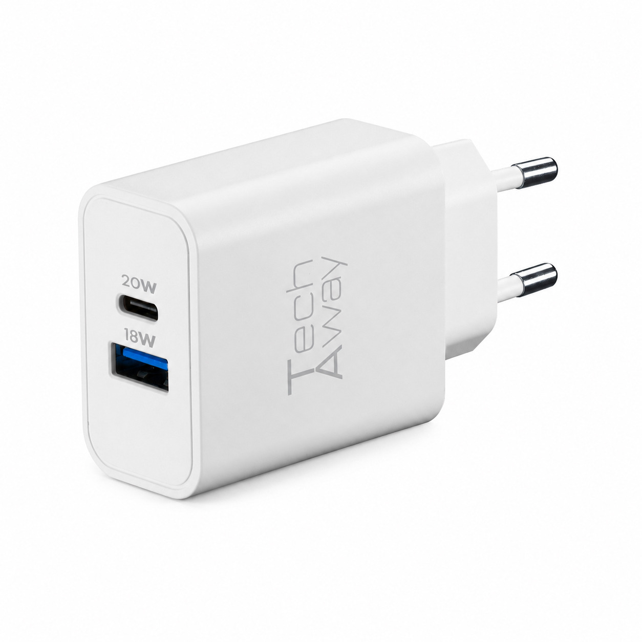 Tech Away GAN+ PD 20W CHARGER DUAL USB-A + USB-C PORT – image 1