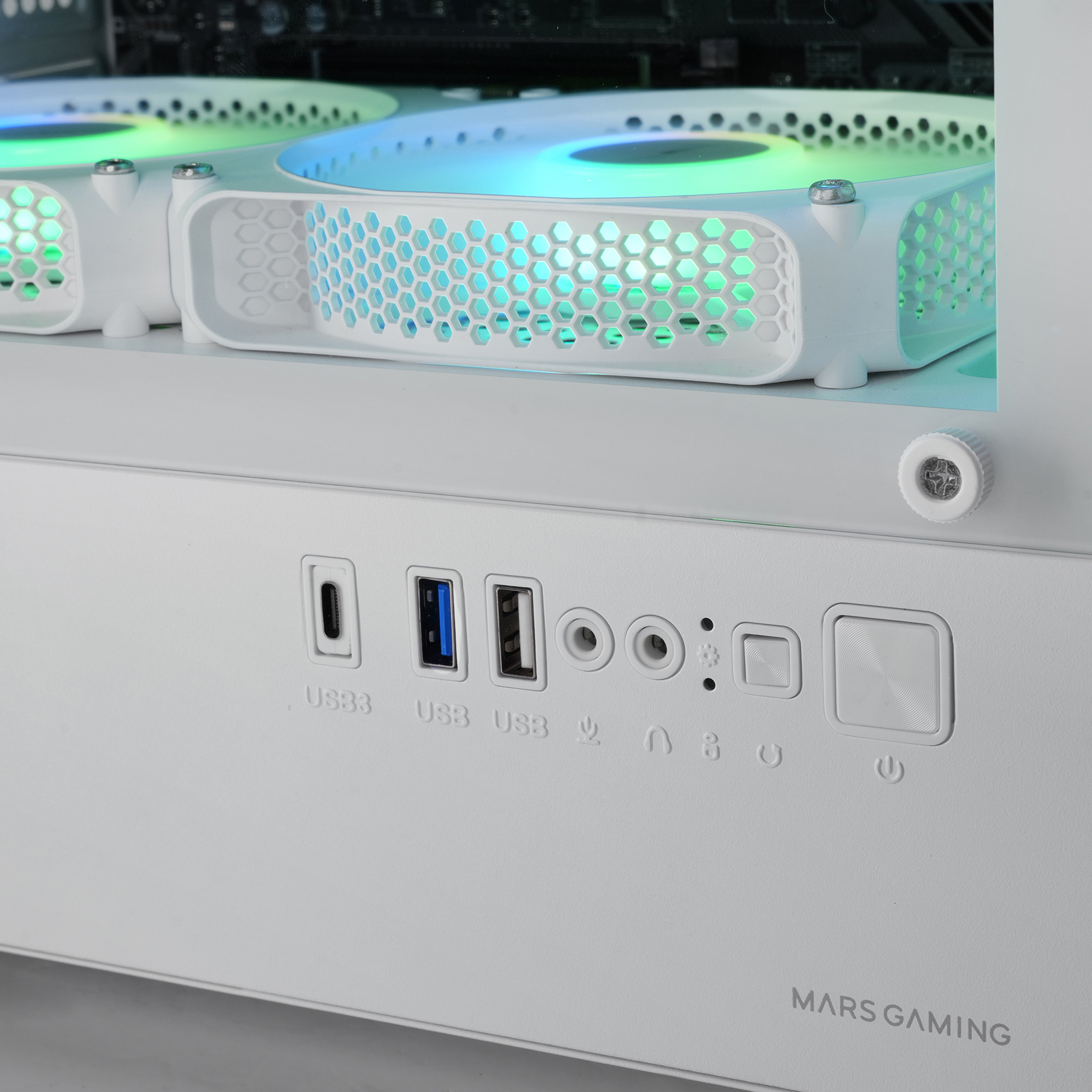 Mars Gaming MCVECTORW computer case Mini Tower White – image 5