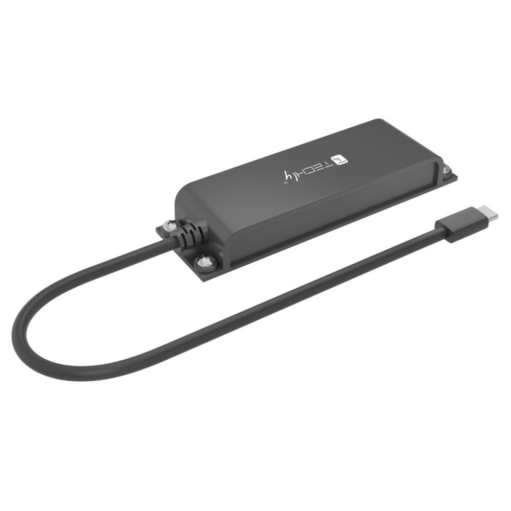 Techly IADAP-USBC-935 laptop dock/port replicator Wired USB 3.2 Gen 1 (3.1 Gen 1) Type-C Black – image 6
