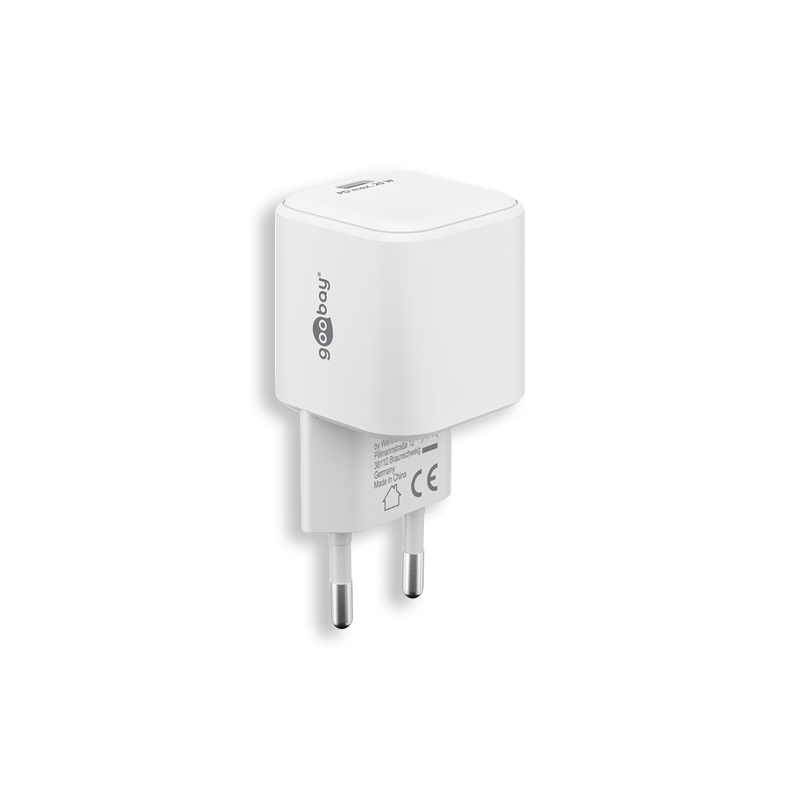Tolerate USB-C PD GaN FAST CHARGER NANO (20W) POWERED BY GOOBAY WHITE – image 4