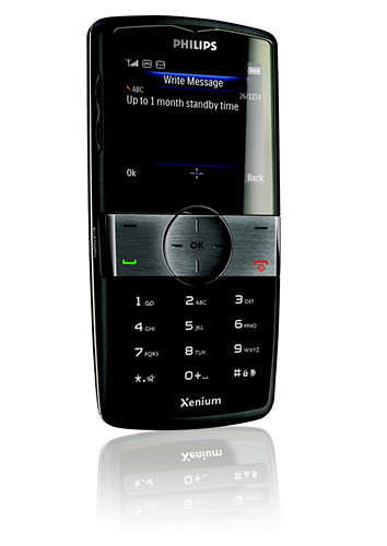 Philips Xenium CT9A9WBLK/00 mobile phone – image 1