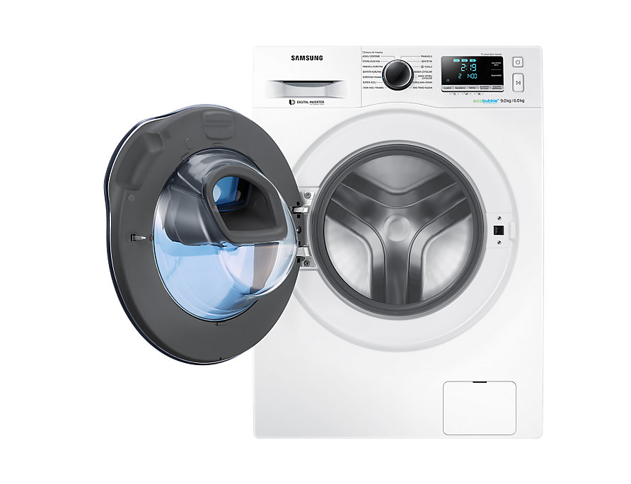Samsung WD90K6B10OW washer dryer Freestanding Front-load White – image 2