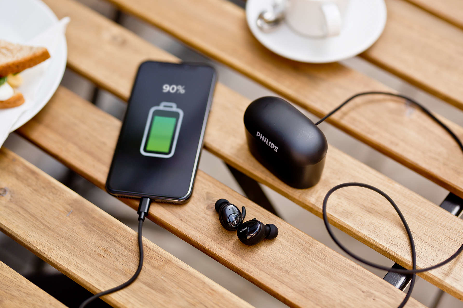 Philips SHB2515BK Headset True Wireless Stereo (TWS) In-ear Calls/Music Bluetooth Black – image 4