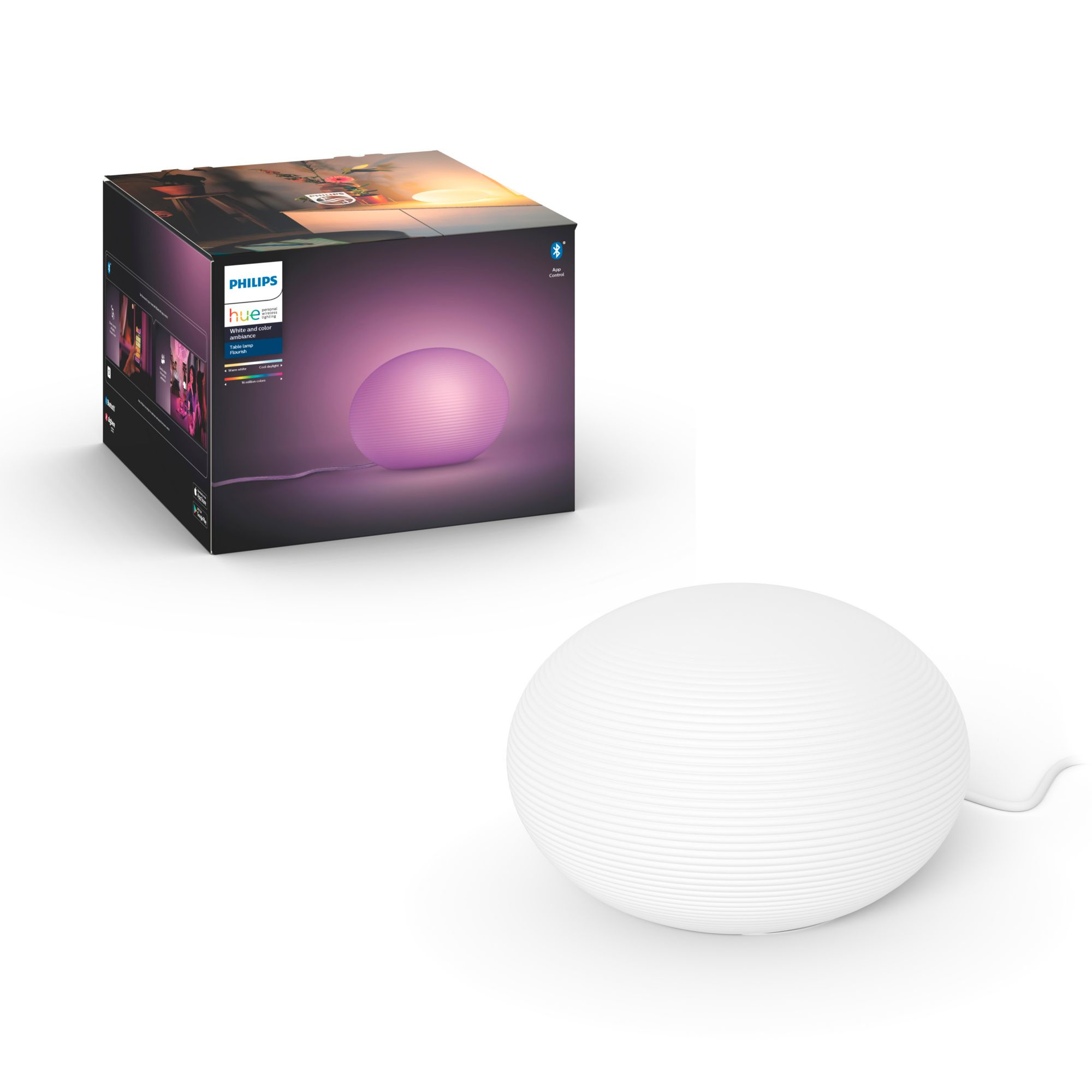 Philips by Signify Philips Hue White and colour ambience Flourish table light – image 8