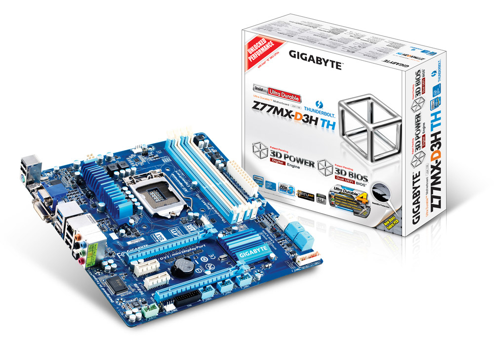 GIGABYTE GA-Z77MX-D3H TH – image 2