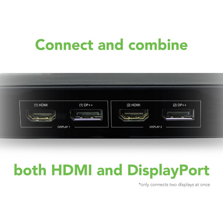 Plugable Technologies UD-6950H laptop dock/port replicator Docking USB 3.2 Gen 1 (3.1 Gen 1) Type-C Black – image 3