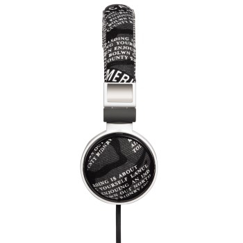 Hama Print Headphones Wired Neck-band Black, White – image 2