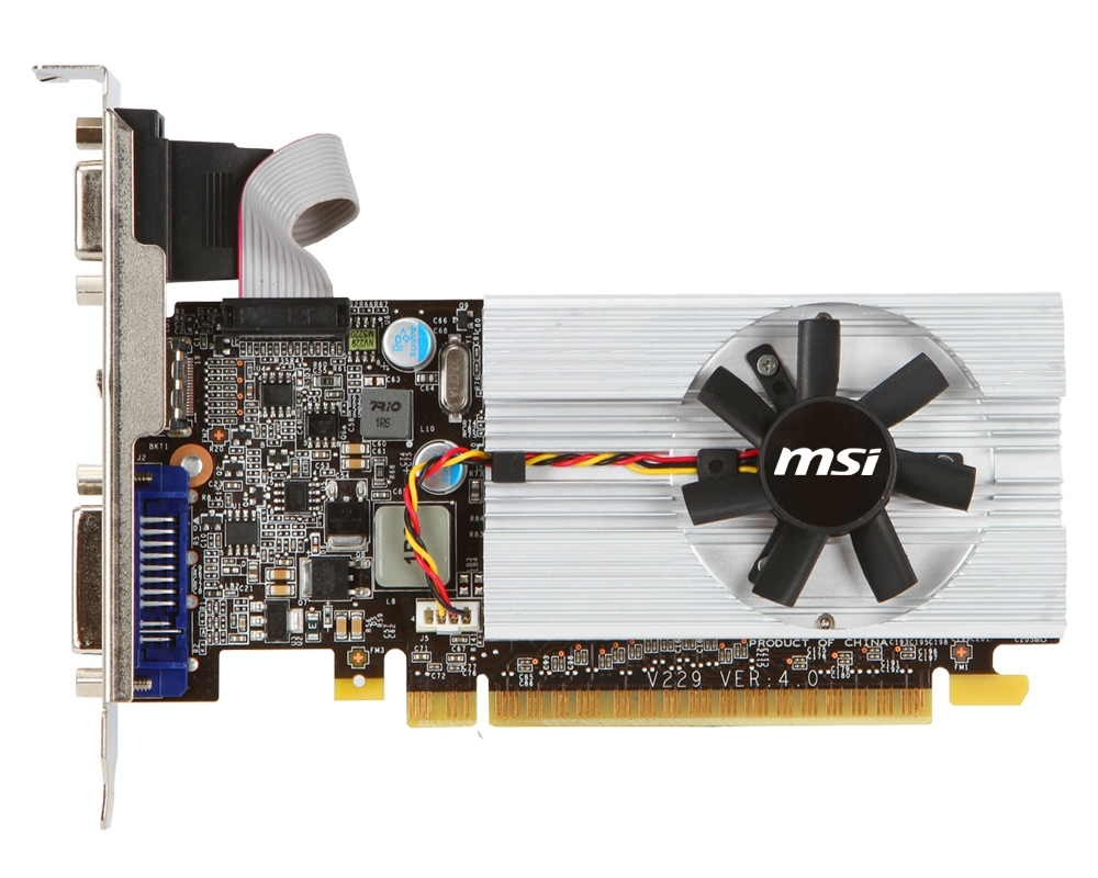 MSI N210-MD512D3/LP graphics card NVIDIA GeForce 210 – image 2