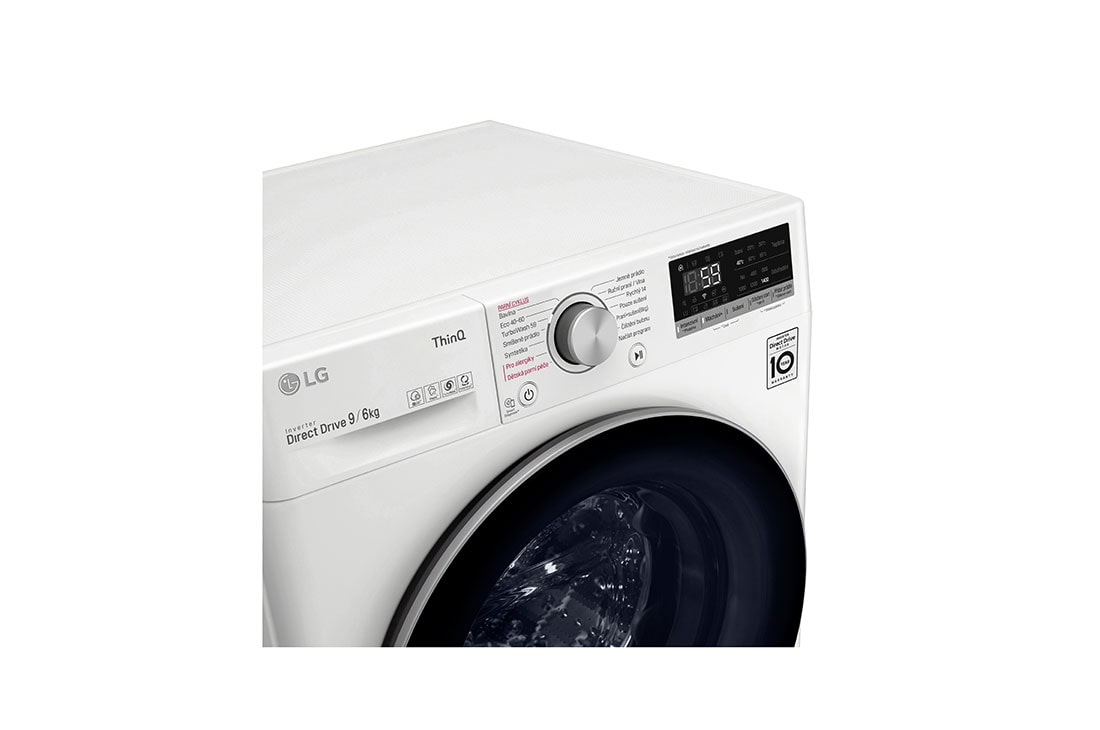 LG F94DV709H1E washer dryer Freestanding Front-load White – image 3