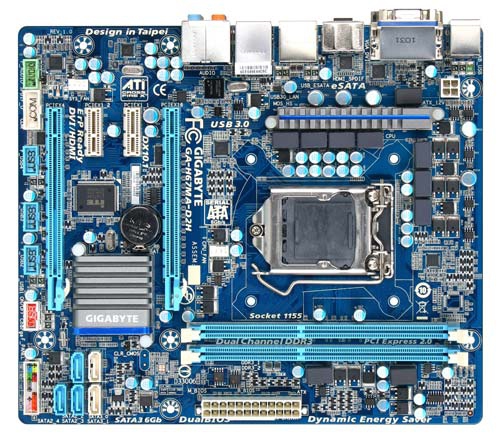 GIGABYTE GA-H67MA-D2H motherboard LGA 1155 (Socket H2) micro ATX