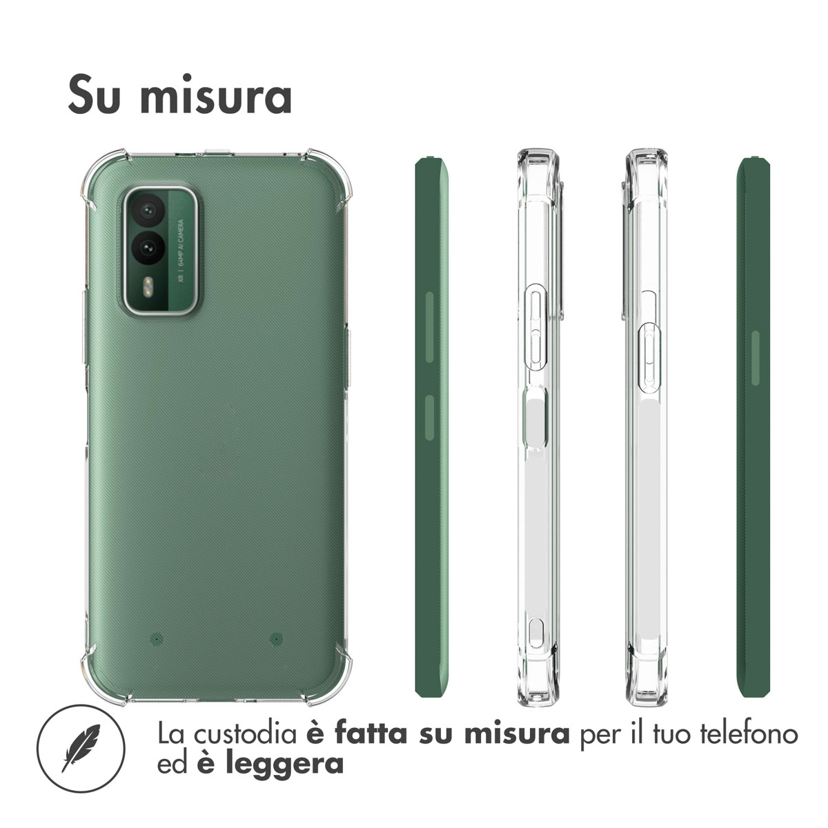 Accezz SH00065530 mobile phone case Transparent – image 3