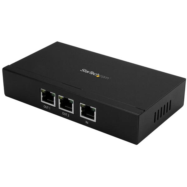 StarTech.com 2-Port Gigabit PoE+ Extender - 802.3at and 802.3af - 100 m (330 ft) – image 1