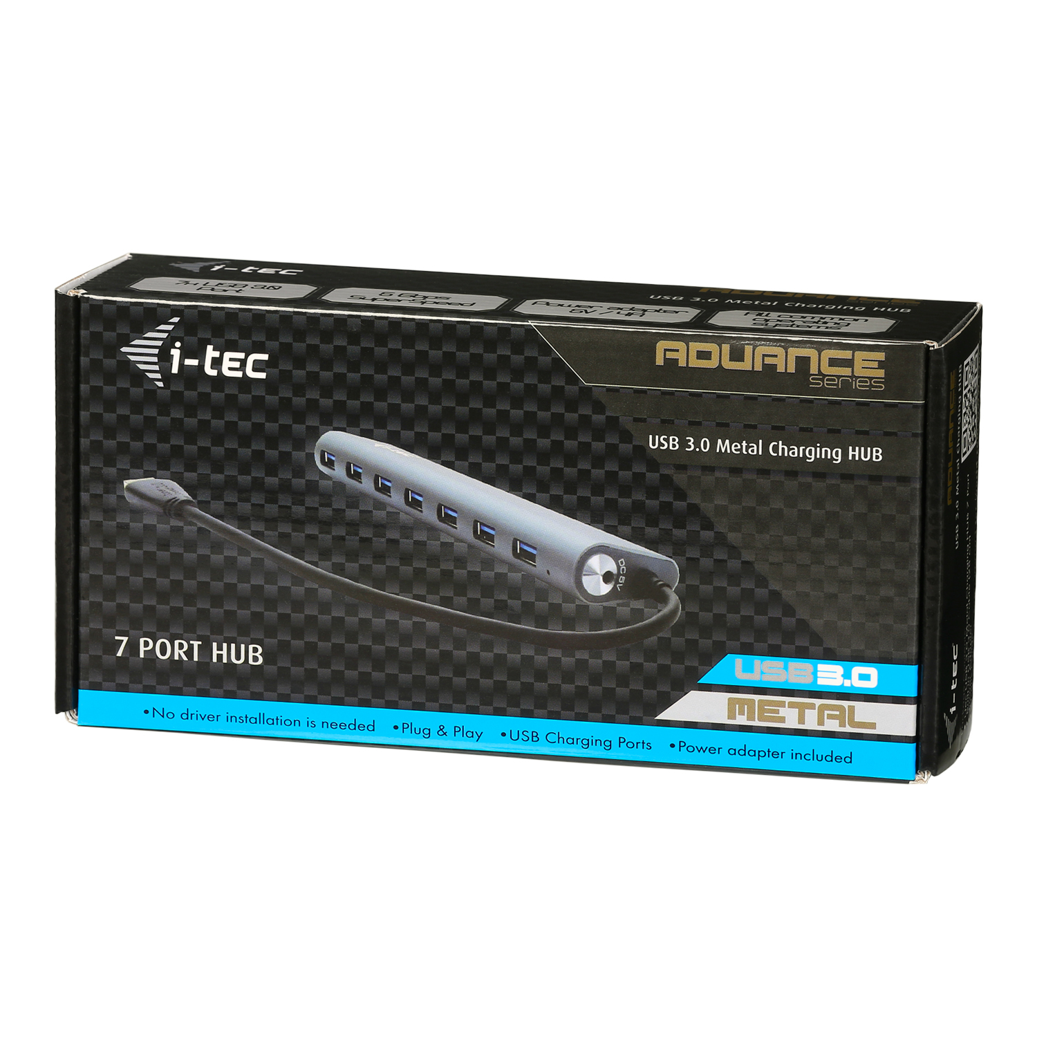 i-tec Metal Superspeed USB 3.0 7-Port Hub – image 6
