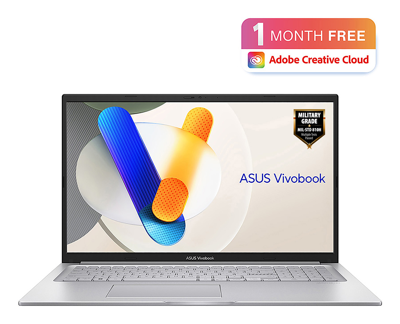 ASUS Vivobook 17 X1704VA-AU1076W Intel Core 3 100U Laptop 43.9 cm (17.3") Full HD 8 GB DDR5-SDRAM 512 GB SSD Wi-Fi 6 (802.11ax) Windows 11 Home Silver – image 3
