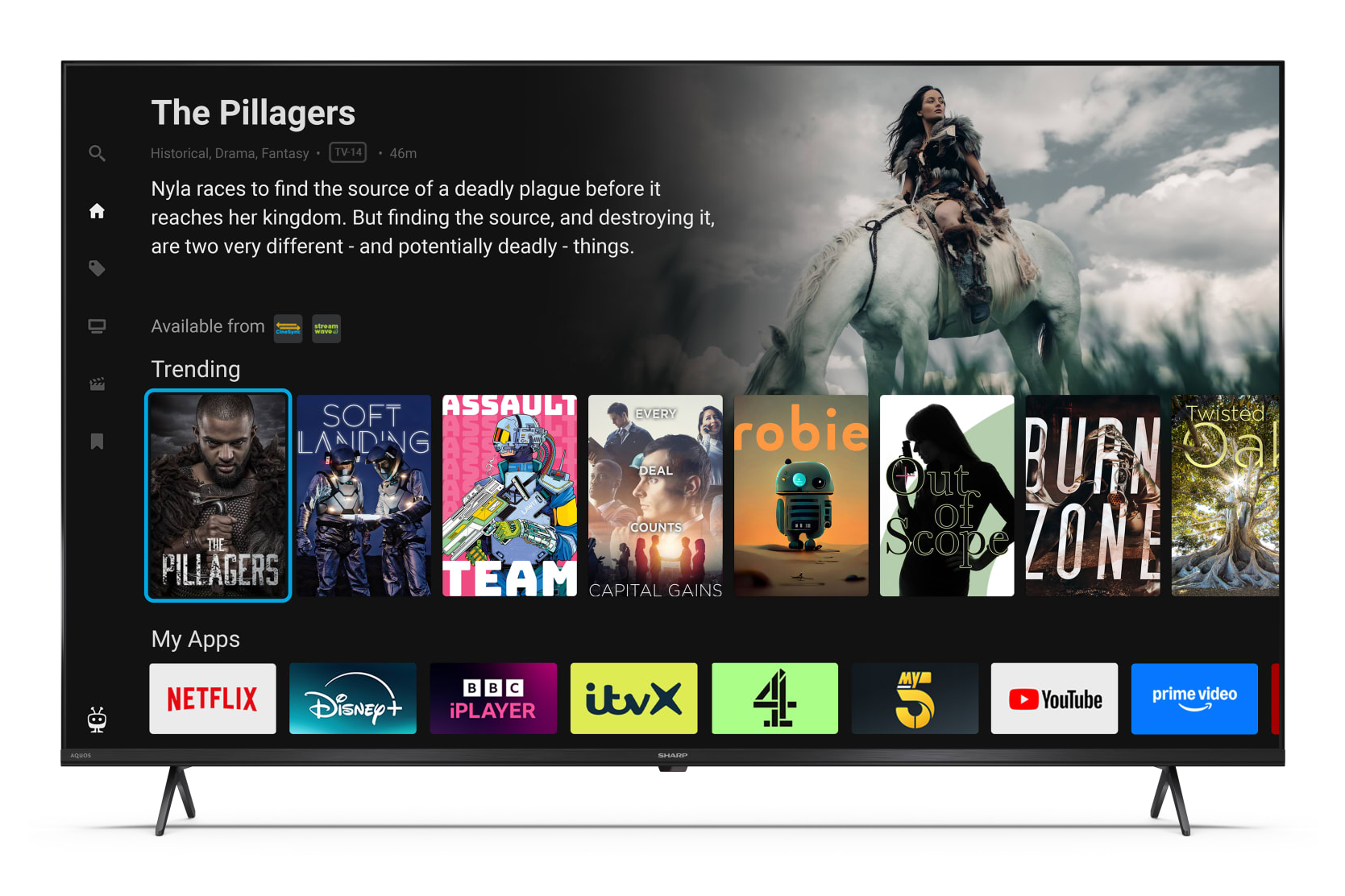 Sharp 4T-C55HM5245KB TV – image 9