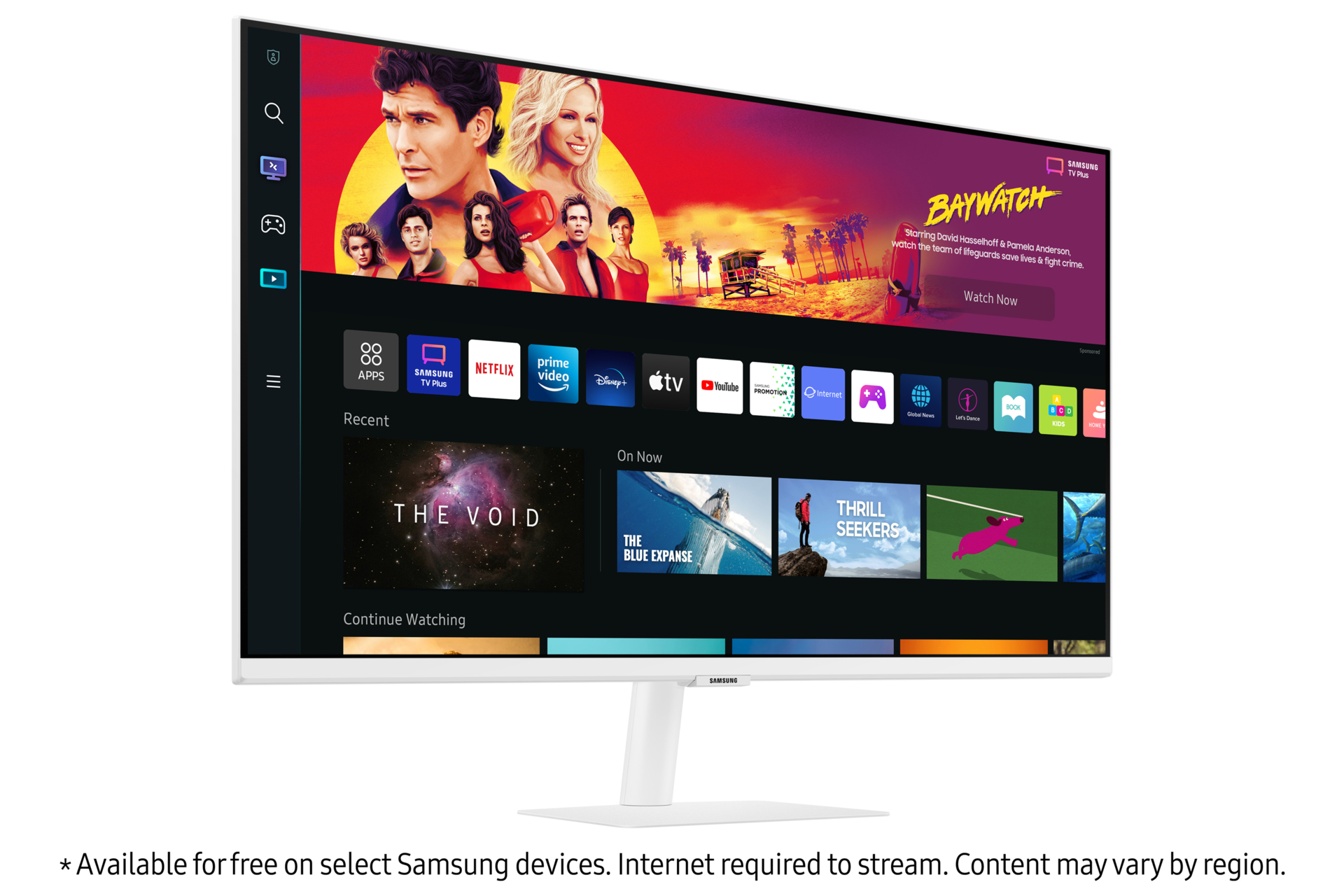 Samsung 32" M70B UHD, USB-C White Smart Monitor with Speakers & Remote – image 5