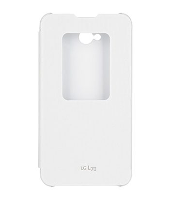 LG CCF-400-blanco mobile phone case Flip case White