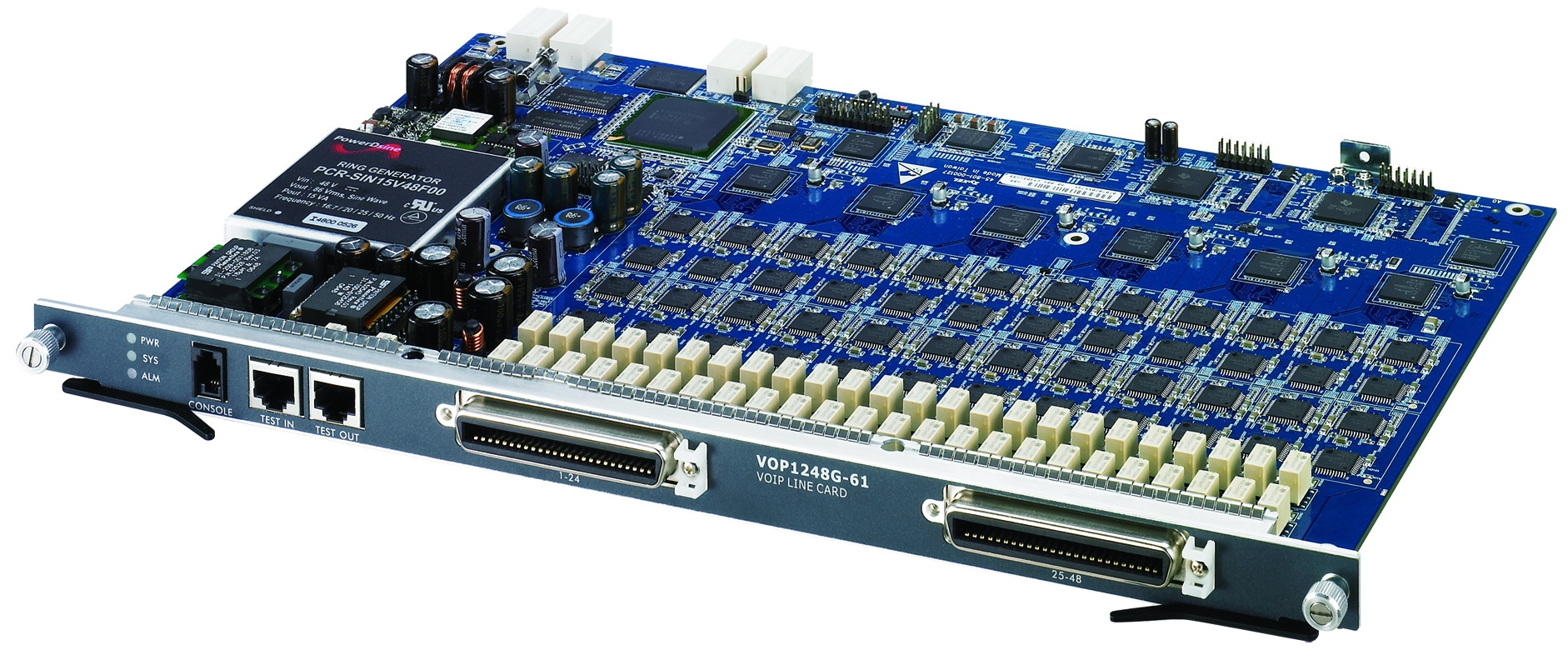 Zyxel ZyWALL VOP1248G-61 wired router Blue – image 1