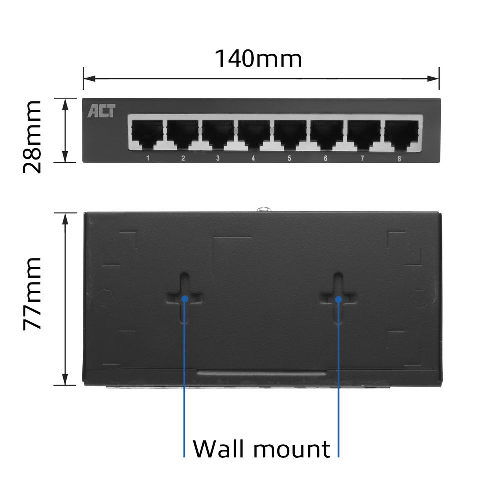 ACT 8-Port Gigabit Ethernet Switch – image 6